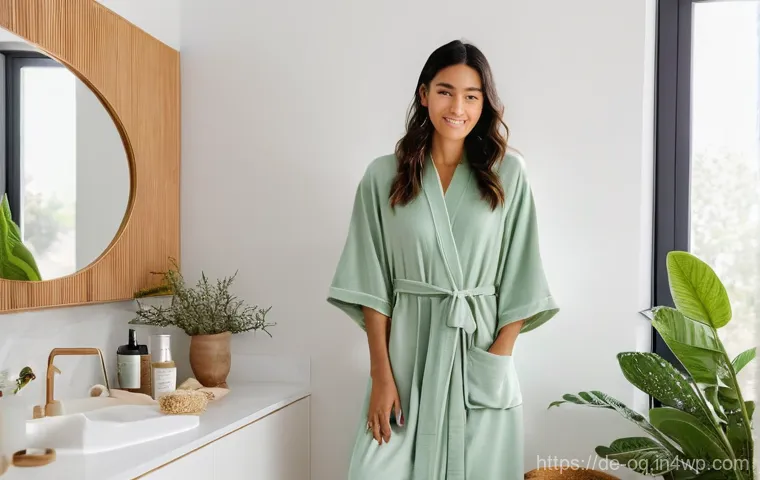 퍼스널 케어 제품의 글로벌 트렌드 파악 - **Prompt:** A serene and brightly lit bathroom, showcasing a diverse individual (e.g., a woman in he...